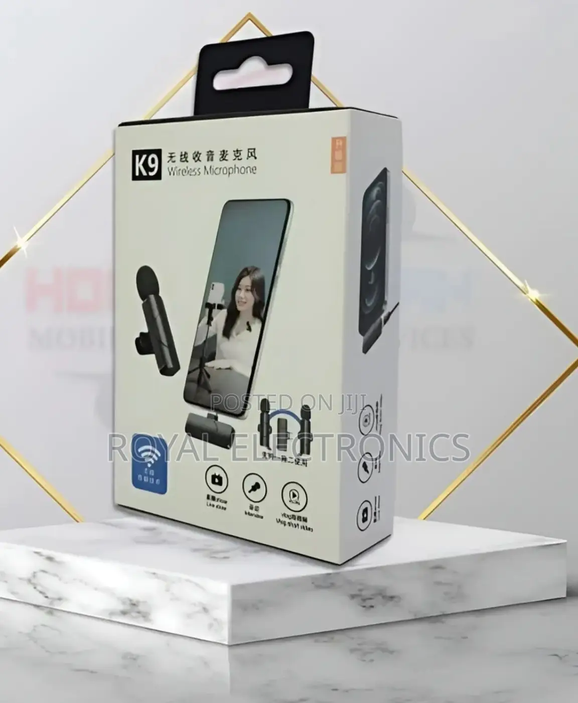 ለዩቲዩብና ፌስቡክ ቀጥታ ስርጭት/ቪሎግ ቀረፃ/ቃለ -መጠይቅ/ኮንፈረንስ/የመድረክ አፈፃፀም Mic