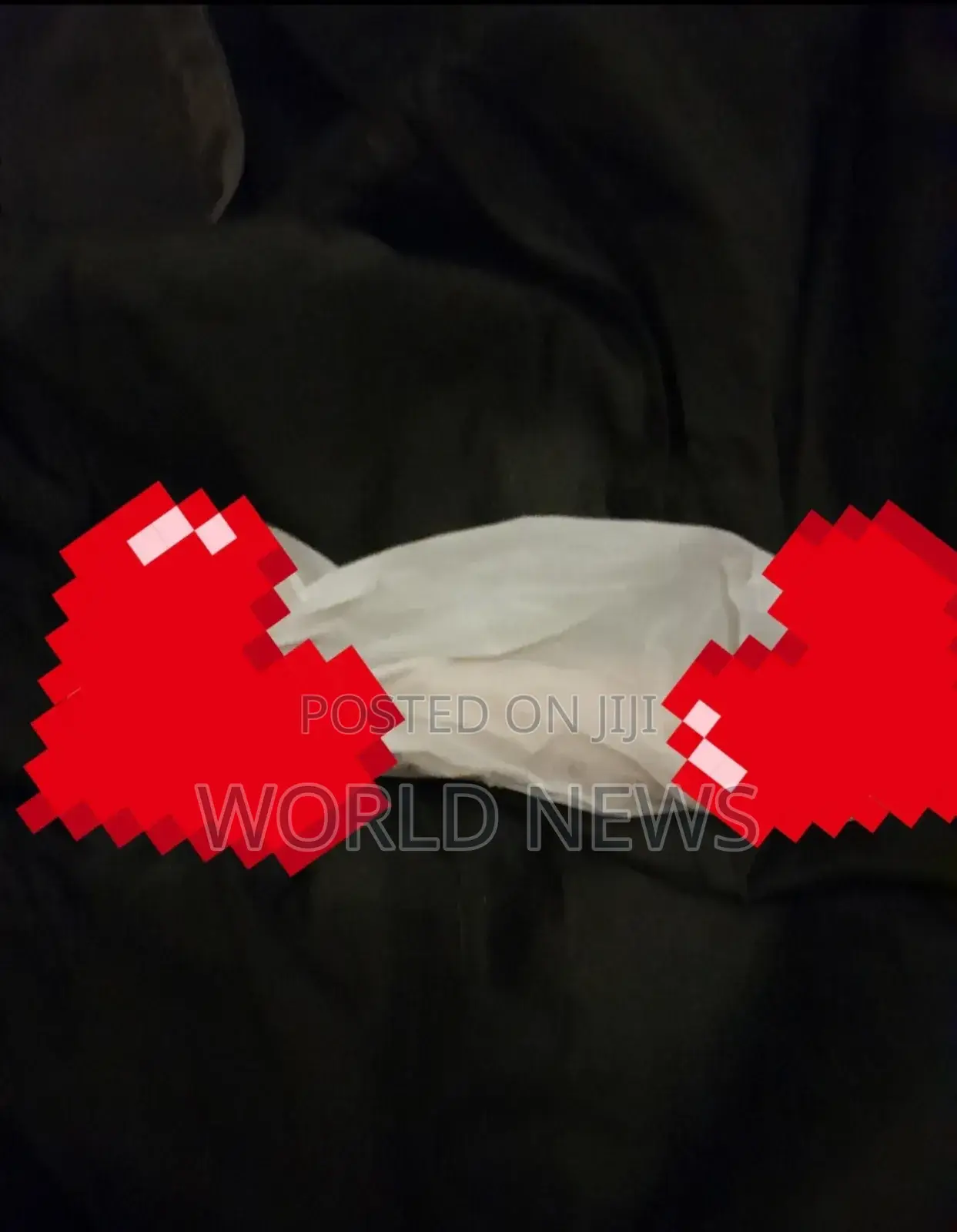 Red-Black White Dildo