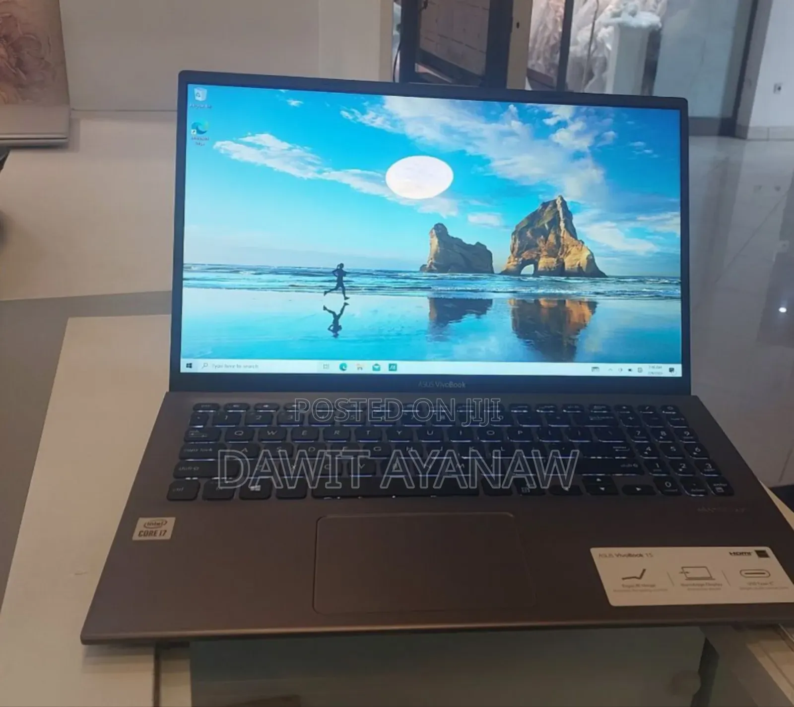 New Laptop Asus VivoBook 15 X505BA 8GB Intel Core I7 HDD+SSD 256GB