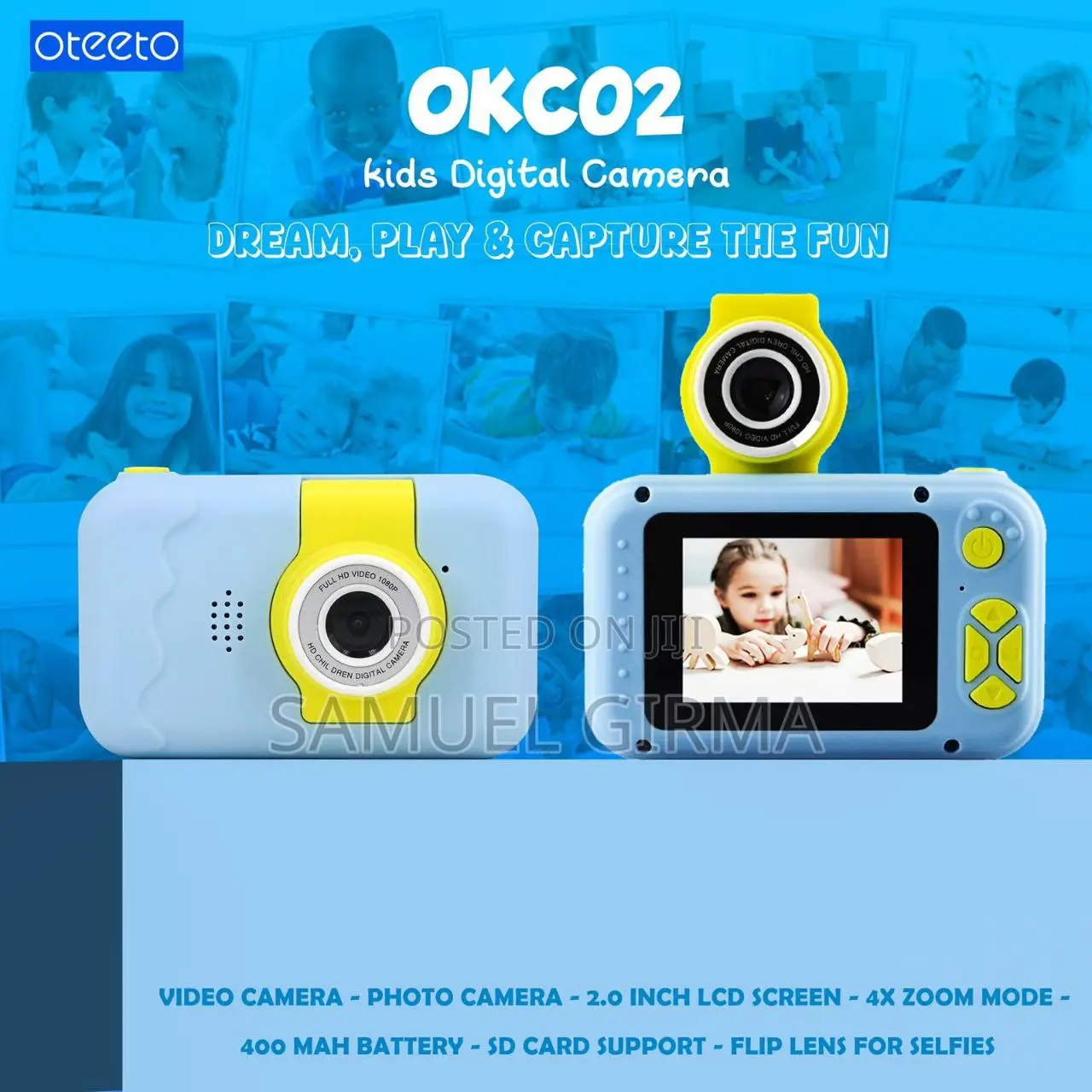 Oteeto OKCO2 Kids Digital Camera