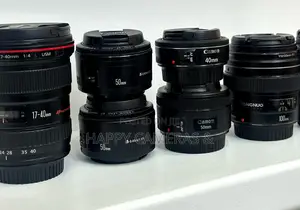 17-40mm, 50mm 1.8, 40mm