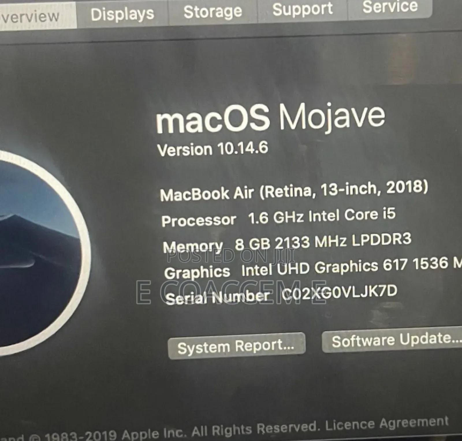 New Laptop Apple MacBook Air 8GB Intel Core I5 SSD 256GB