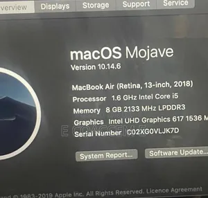 New Laptop Apple MacBook Air 8GB Intel Core I5 SSD 256GB