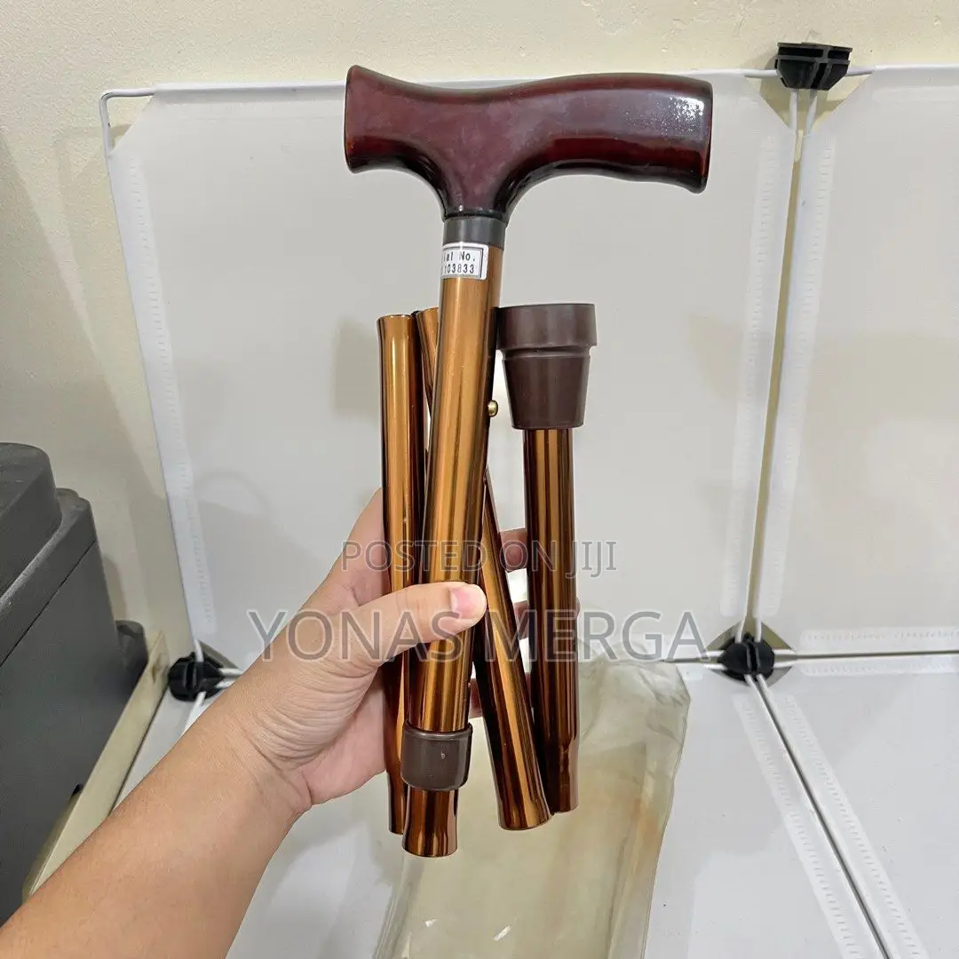 Aluminum Alloy Adjustable Walking Stick Rod Body : Aluminum