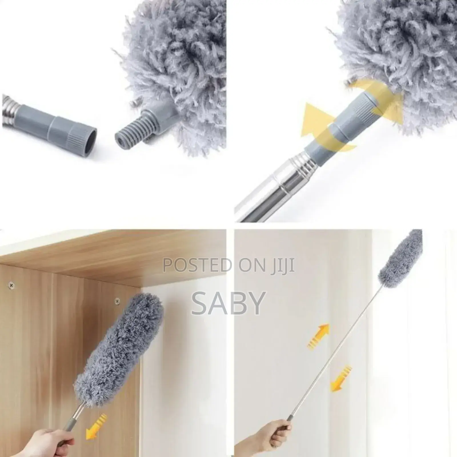 Microfiber Duster With Telescopic Extension Pole