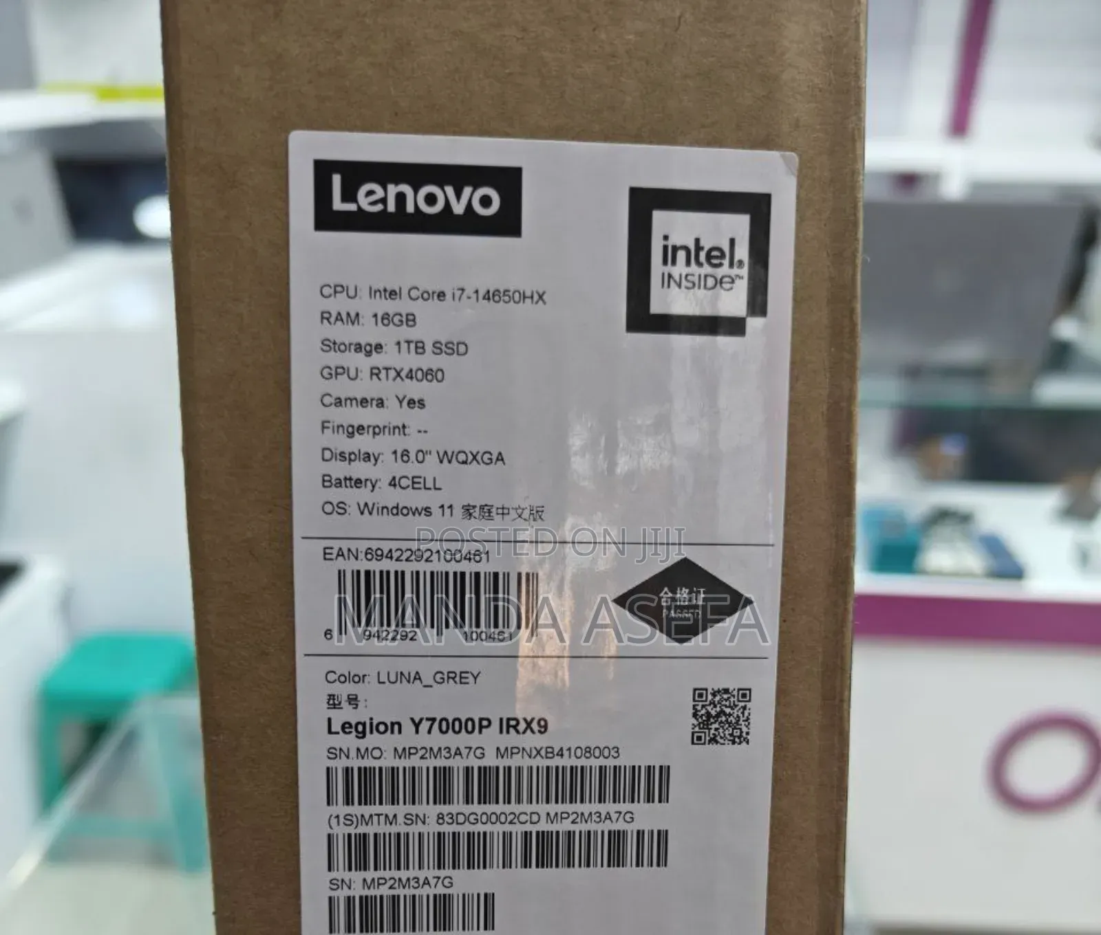New Laptop Lenovo 16GB Intel Core I7 SSD 1T