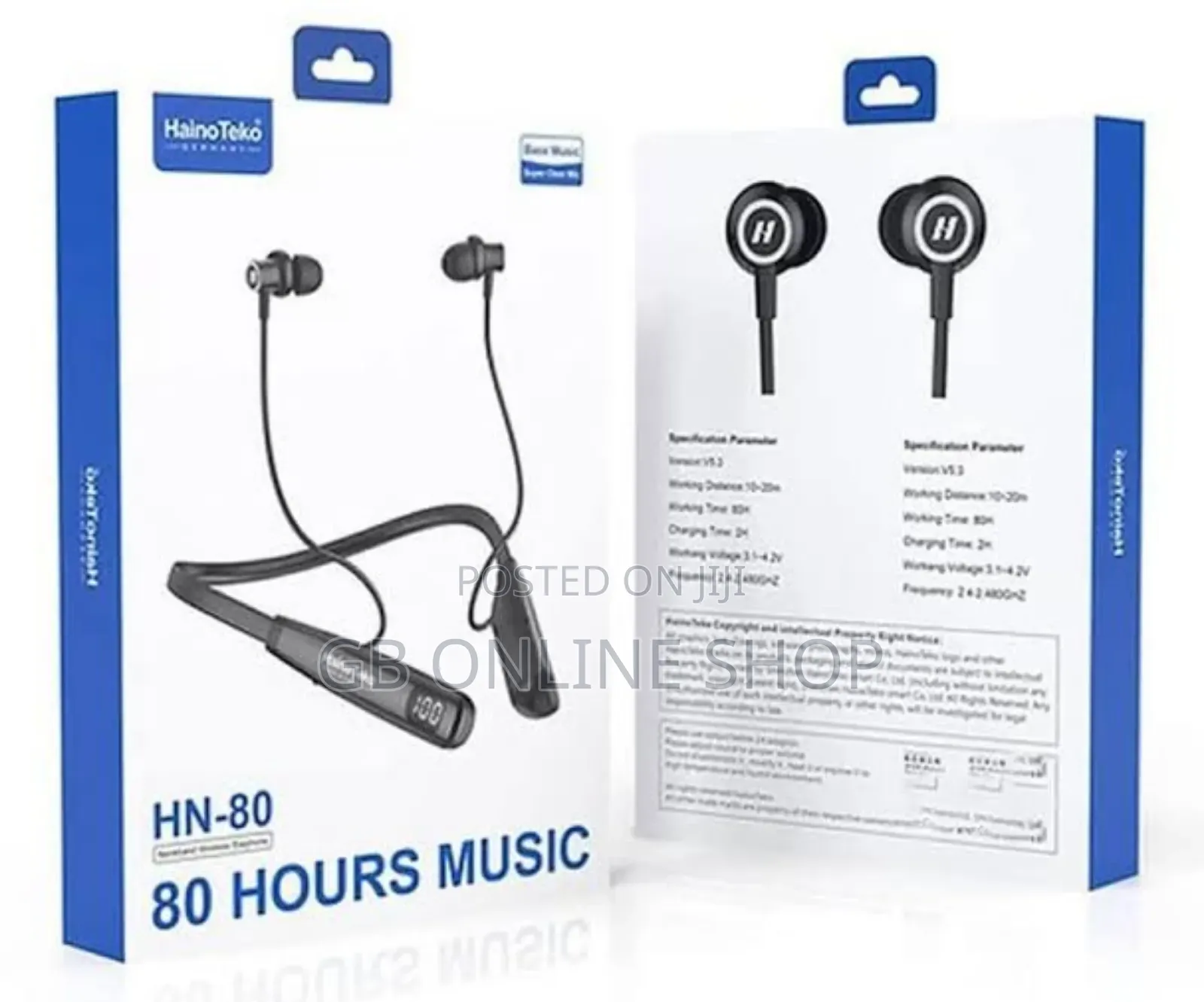 Haino Teko Germany HN-80 Wireless Bluetooth Neckband