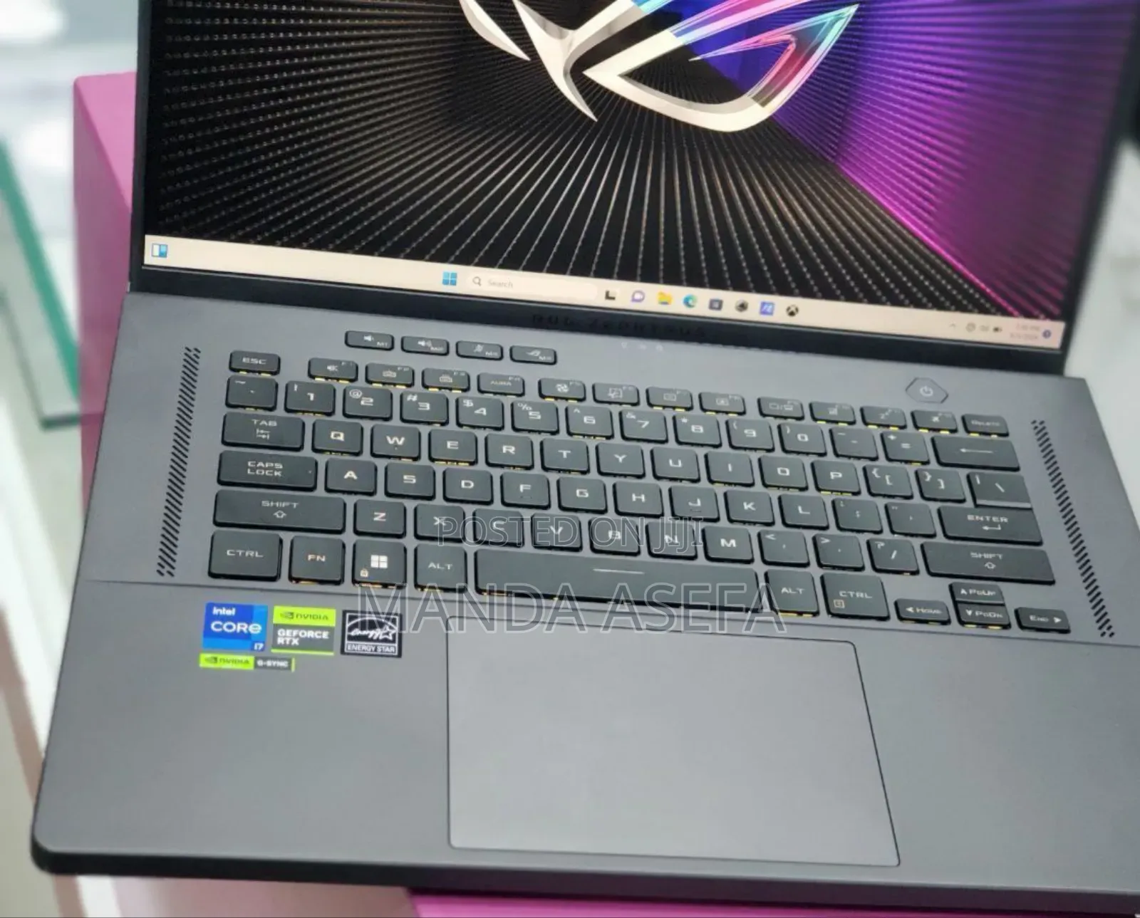 New Laptop Asus ROG Zephyrus G15 16GB Intel Core I7 SSD 512GB