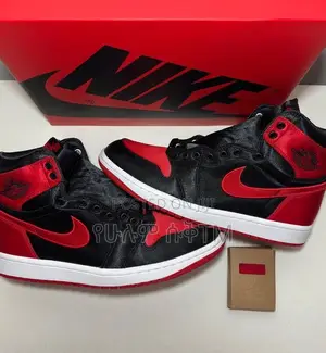 Photo - Original Air Jordan 1 Hi ‘Satin Bred’ Shoes