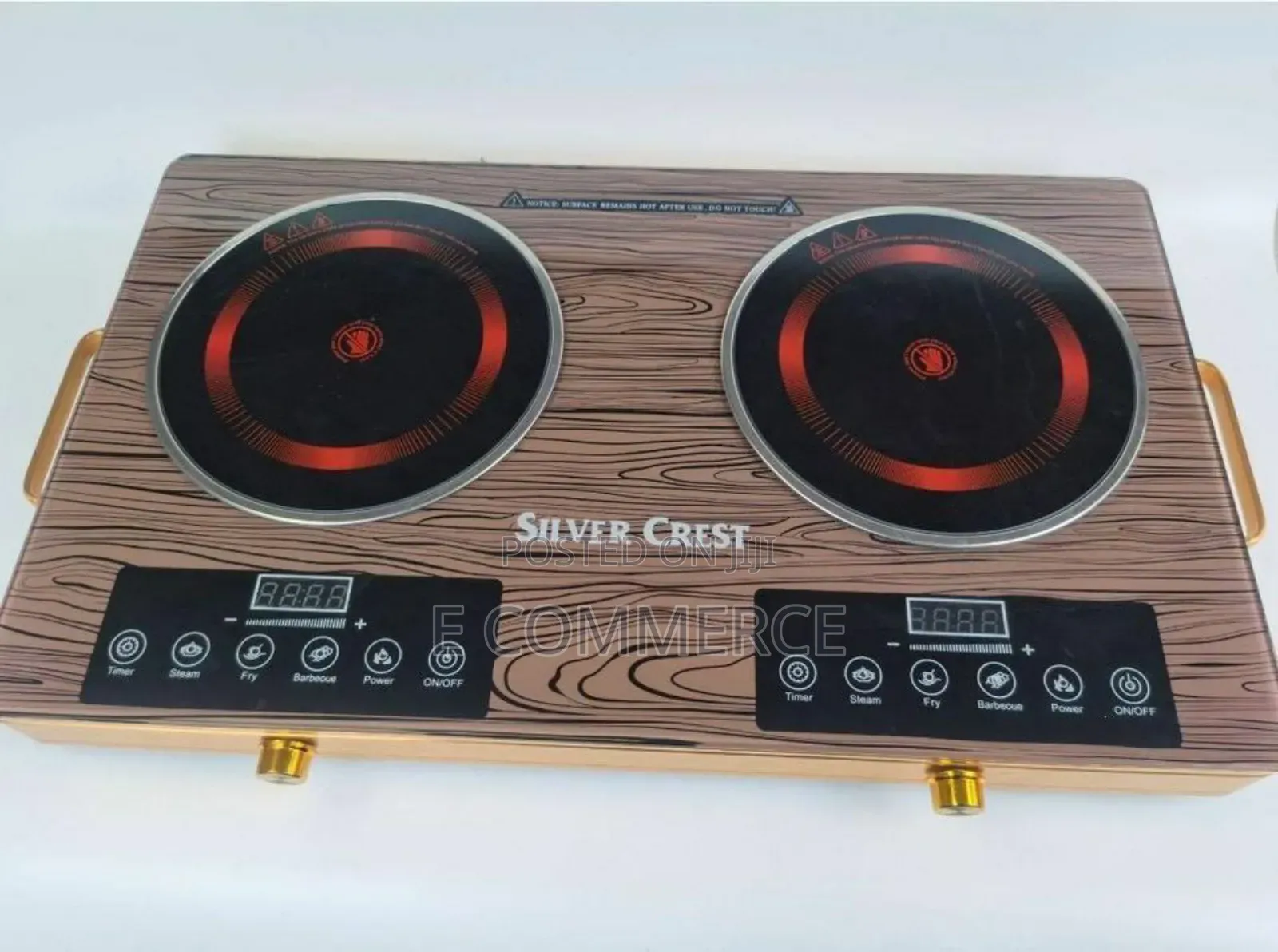 Silver Crest Digital Touch Stove -ባለ 2 Touch Screen Stove: