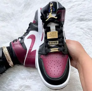 Photo - Air Jordan Mid Black Beetroot Tecalzo High Quality Shoes