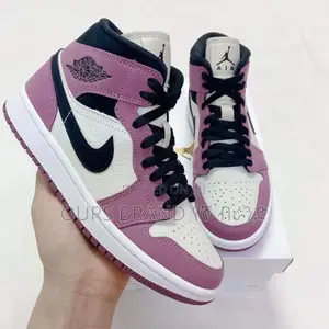 Photo - Air Jordan 1 Mid SE Light Mulberry High Master Quality Shoes