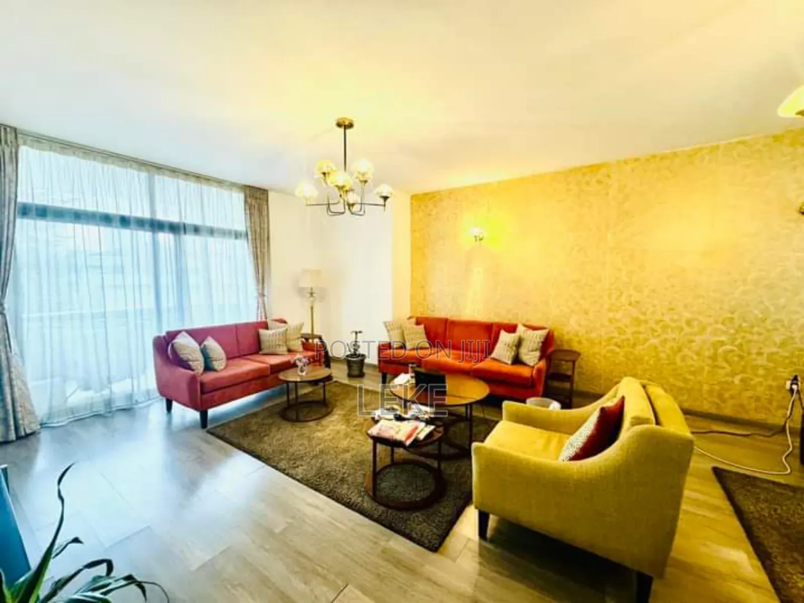 Furnished 3bdrm Apartment in Bole for rent