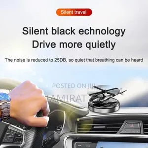 Solar Powered Car Helicopter Air Freshener -Aromatherapy