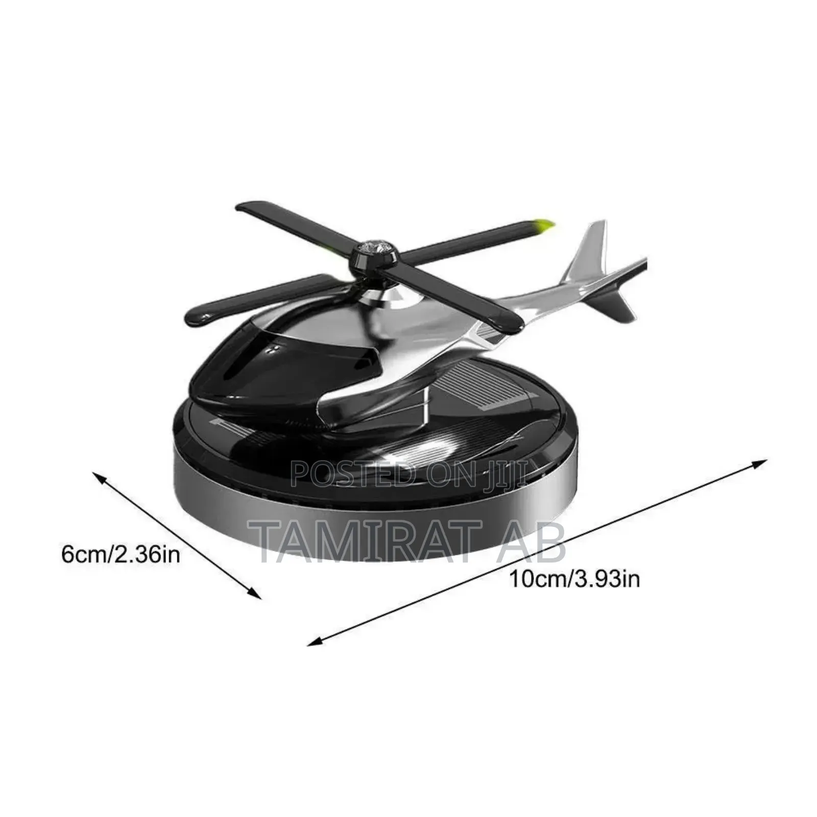 Solar Powered Car Helicopter Air Freshener -Aromatherapy