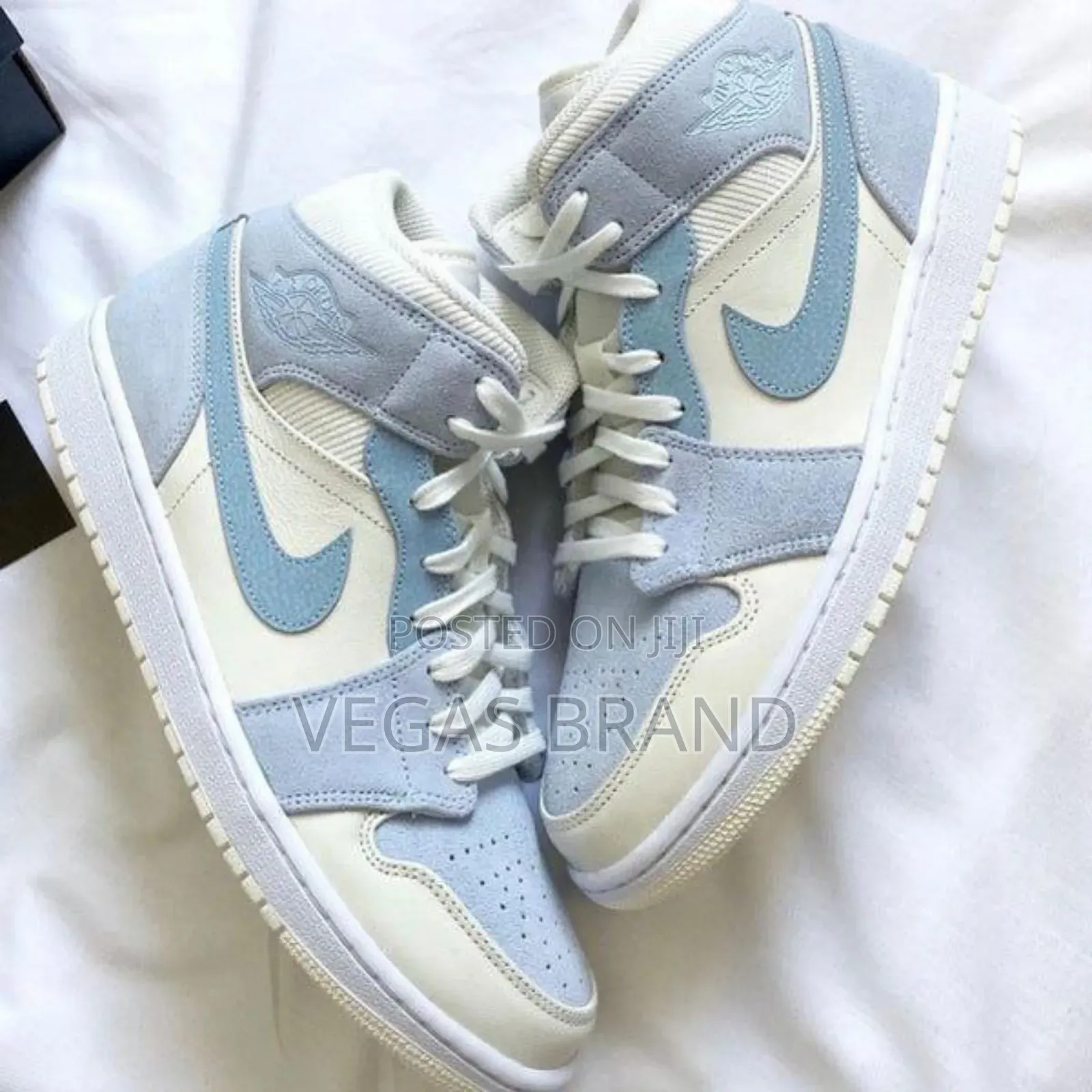 Air Jordan 1 Retro Mid Blue Cream Master Quality Shoes