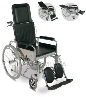 Steel Wheelchair-Wheelchair/Folding Full Lay Wheelchair/ዊልቼር