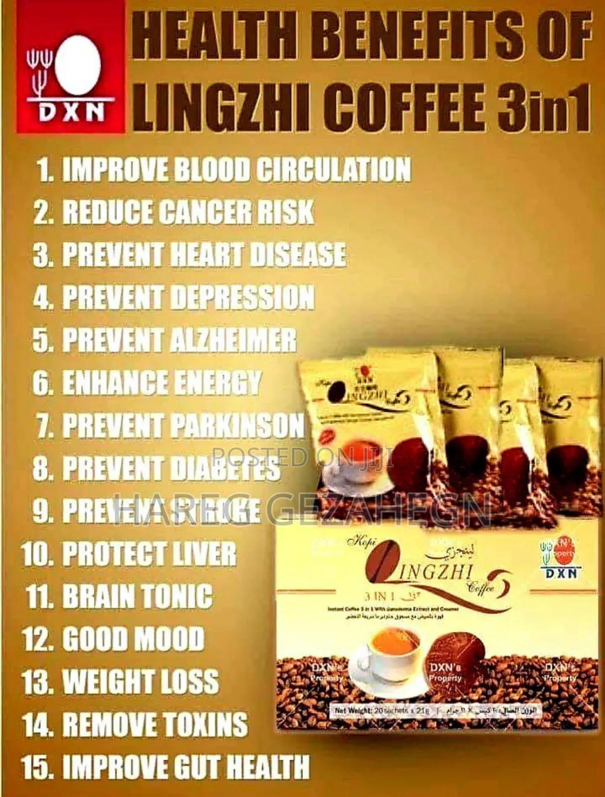 Lingzhi 3 in 1 Coffee