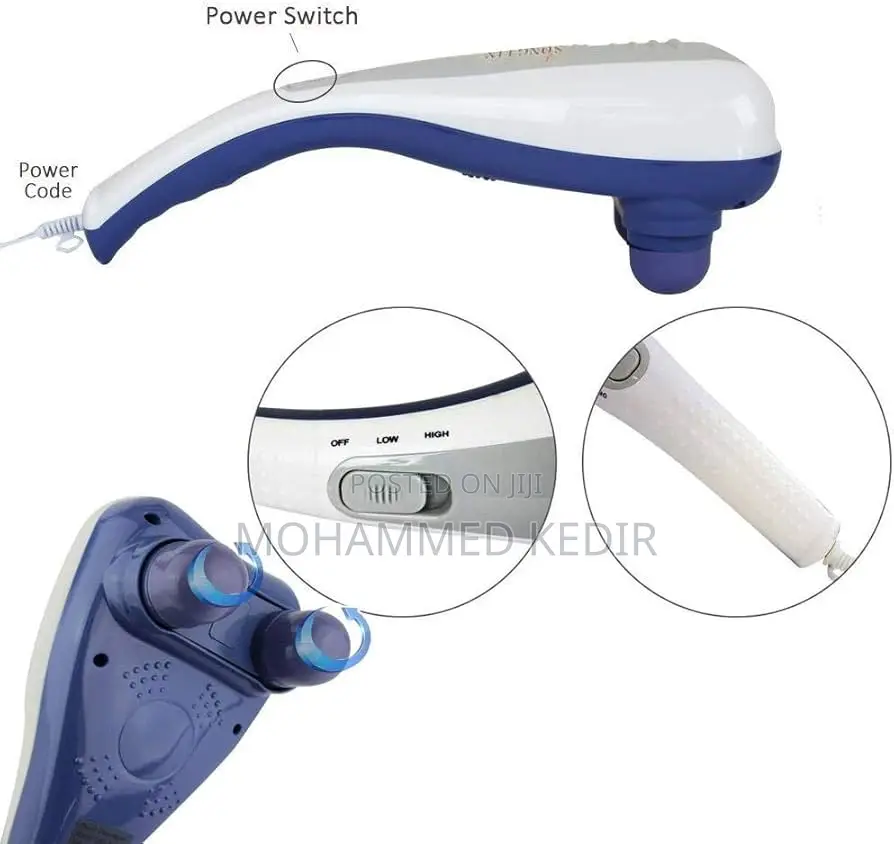 SL-222 Dual Head Dolphin Massager, Double Point Hammerpro