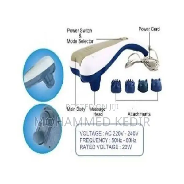 SL-222 Dual Head Dolphin Massager, Double Point Hammerpro