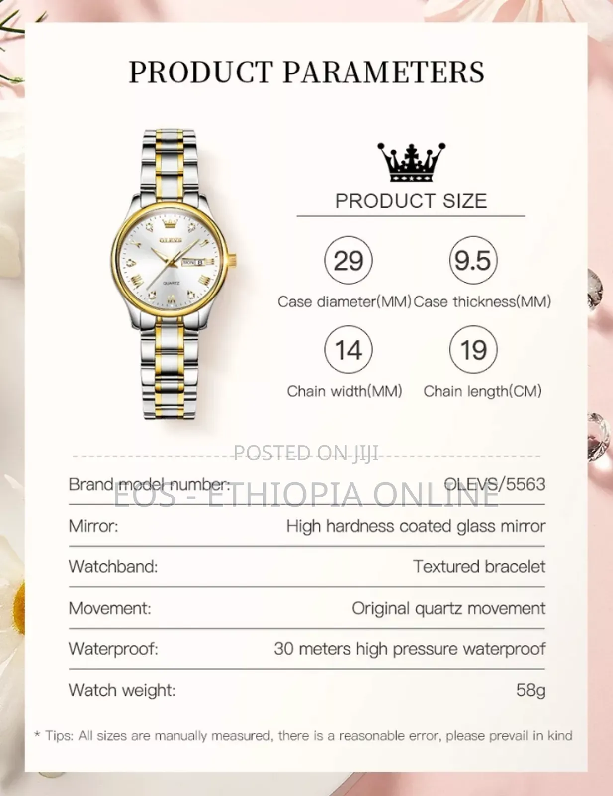 OLEVS Luxurious Quartz Wristwatches for Women [Preorder]