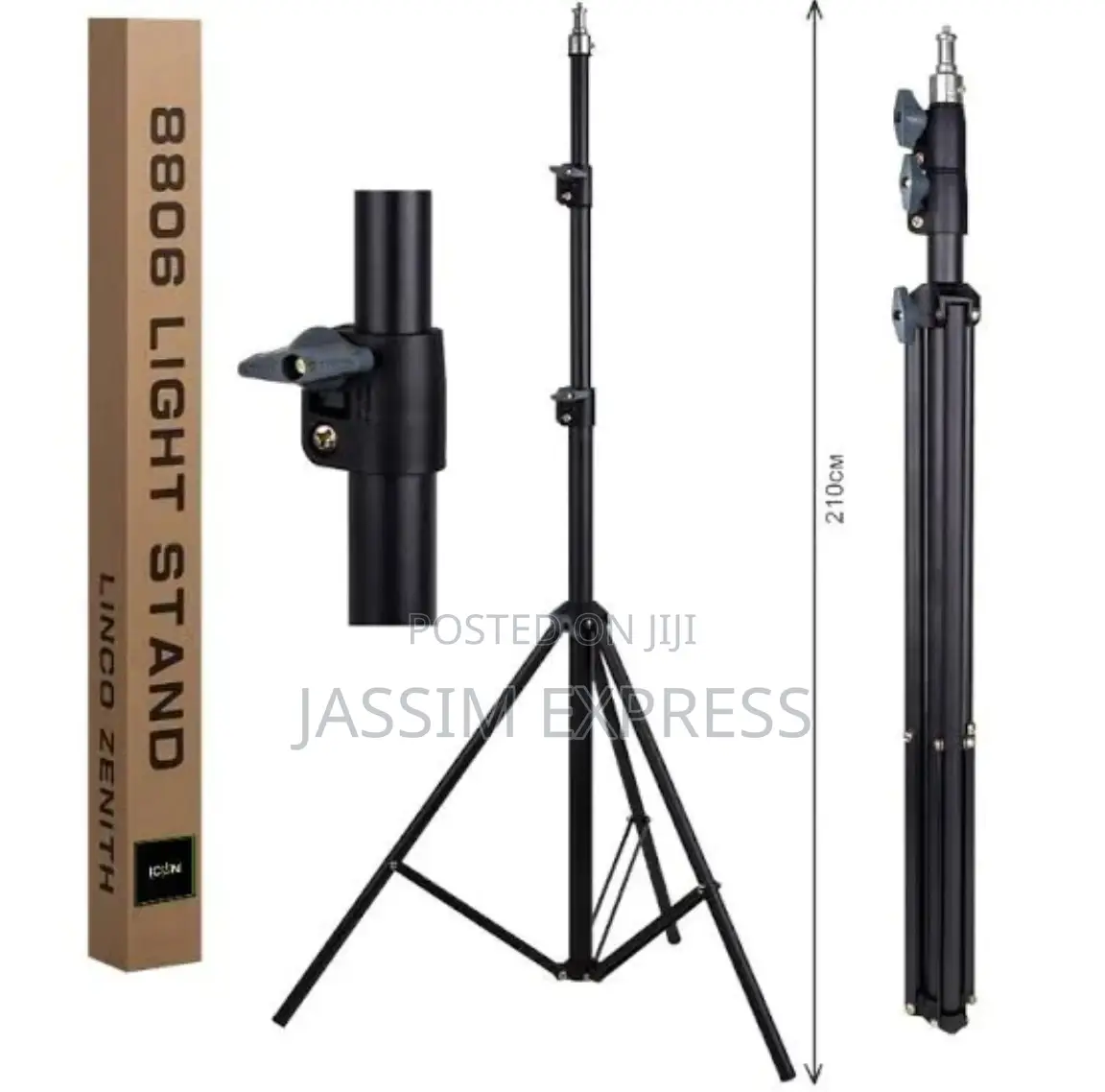 Light Stand 2 Meter 200cm Lightweight Studio MVP CAMERA