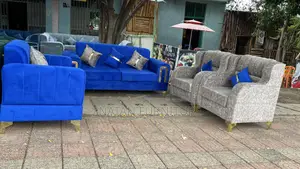 Sofa Full Set Made of HD #1 ማለዳ ስፖንጅ Made by Wooden Material