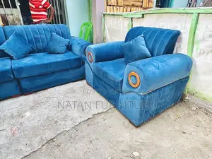 ሶፋ(l-Shape)Made of ማለዳ Hd#1 Sponge Qlty Wood Materal