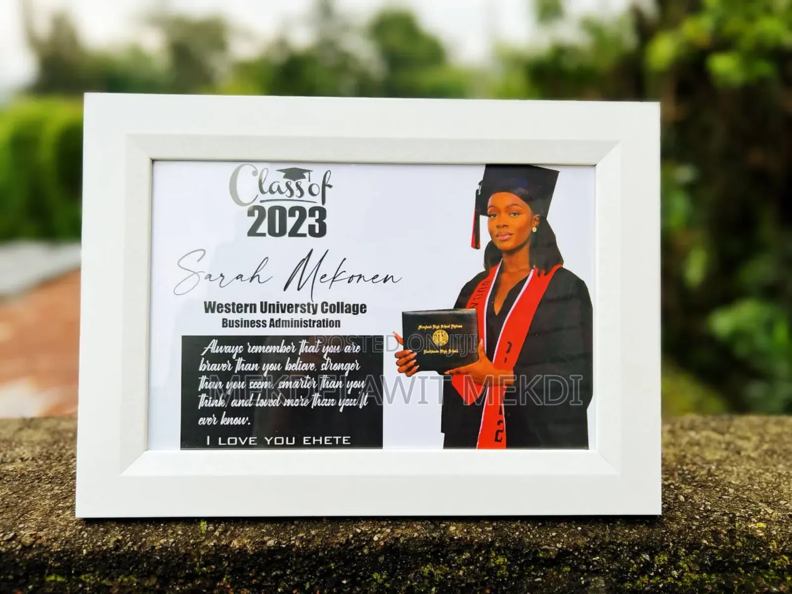 Glass Frames for Graduation