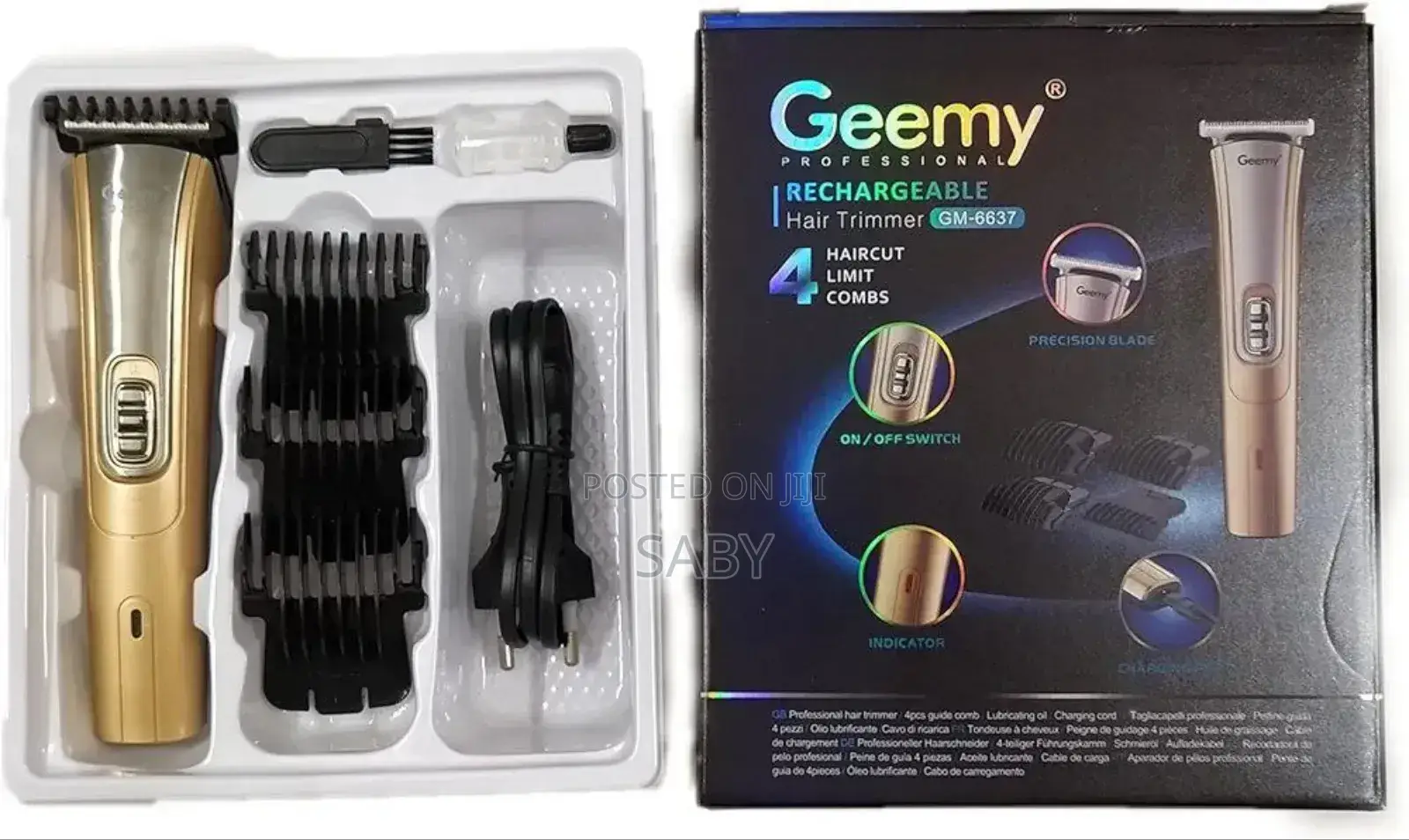 Geemy Professional Rechargable Hair Trimmer