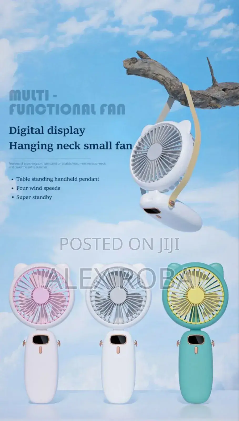 Cat Ear Mini Fan