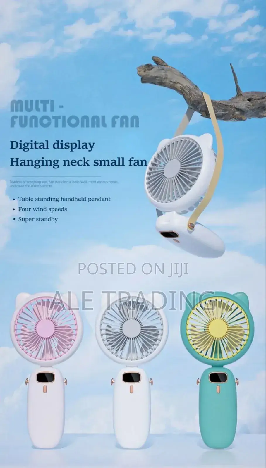 Cat Ear Mini Fan