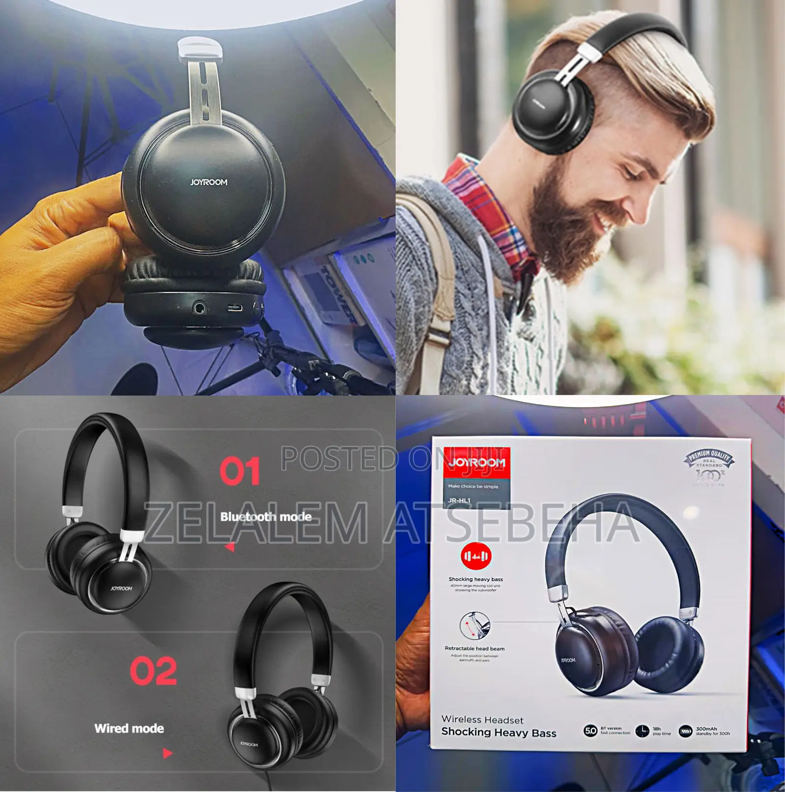 Joyroom ( Jr-Hl1 Model ) Free Deliver