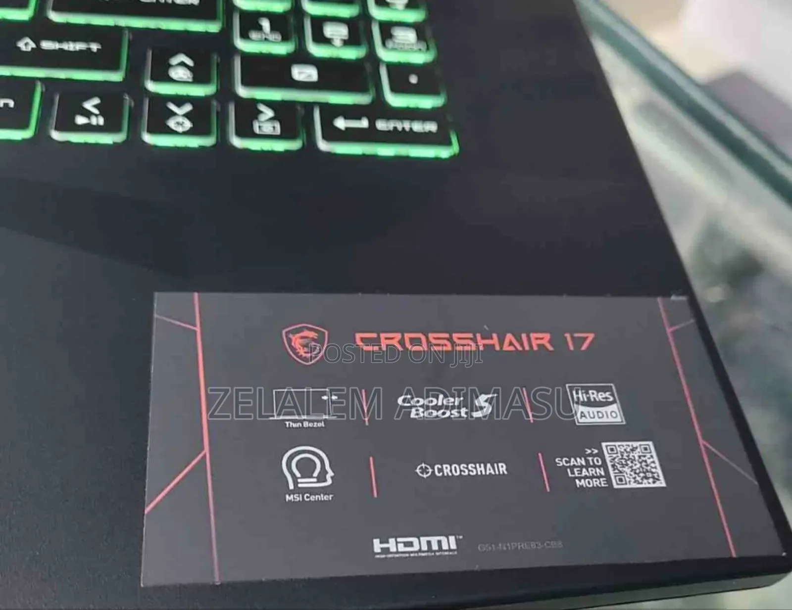 New Laptop MSI Crosshair 15 16GB Intel Core I7 SSD 512GB