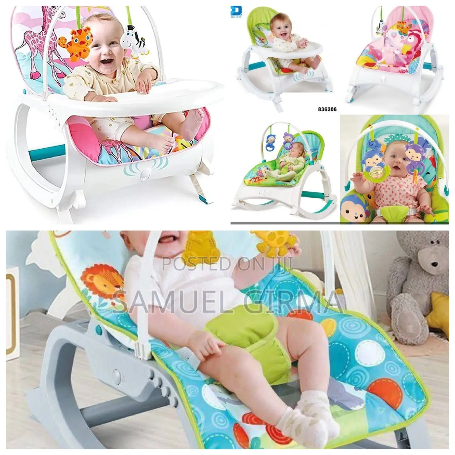 3 in 1 Newborn to Toddler Rocker