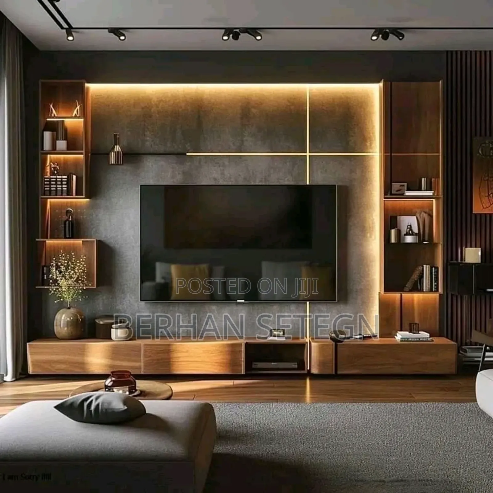 Habesha Modern Square Made TV Stands በካሬ ሚሰሩ ቲቪ ስታንዶች