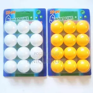 Sportline Table Tennis Ping Pong Balls - 12 Pcs, 4 Cm