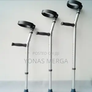 Photo - Crutches/Crunch|Cranch/Kranch/Rubber,Chromesuitable Crutches