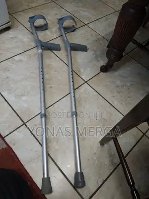 Photo - Medically Adjustable Crutches/Forearm/Elbow Crutches/Crunch/
