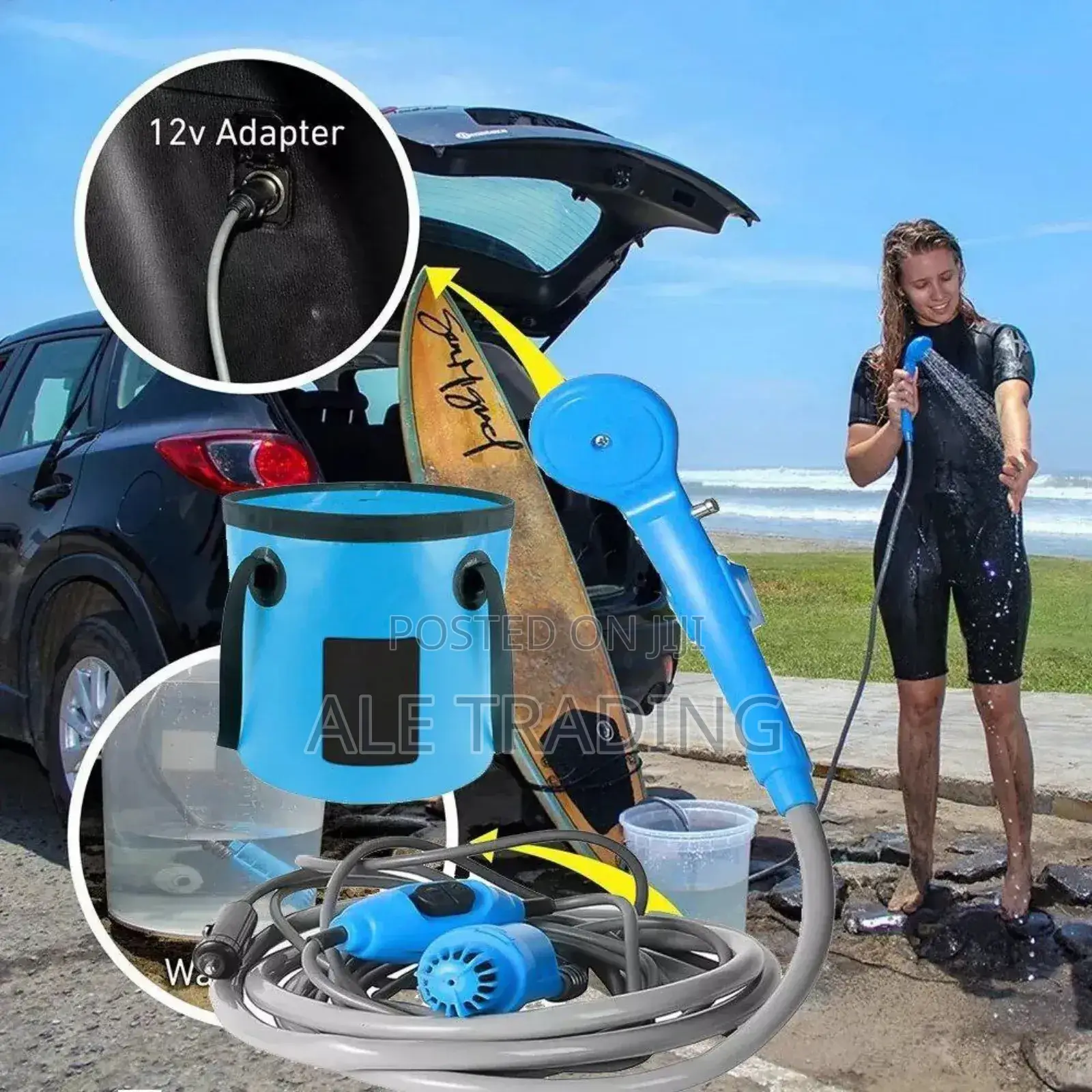 Portable Car Shower Pump