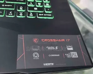 New Laptop MSI Crosshair 17 16GB Intel Core I7 SSD 512GB