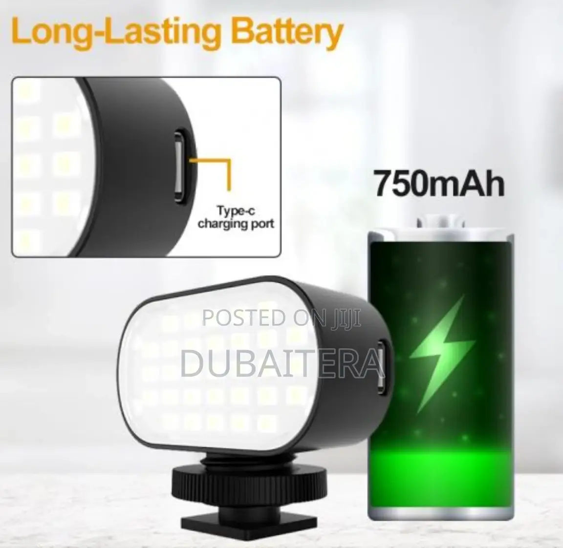 Jmary Multi-Functional RGB Fill Light (9 Color Option Mini)