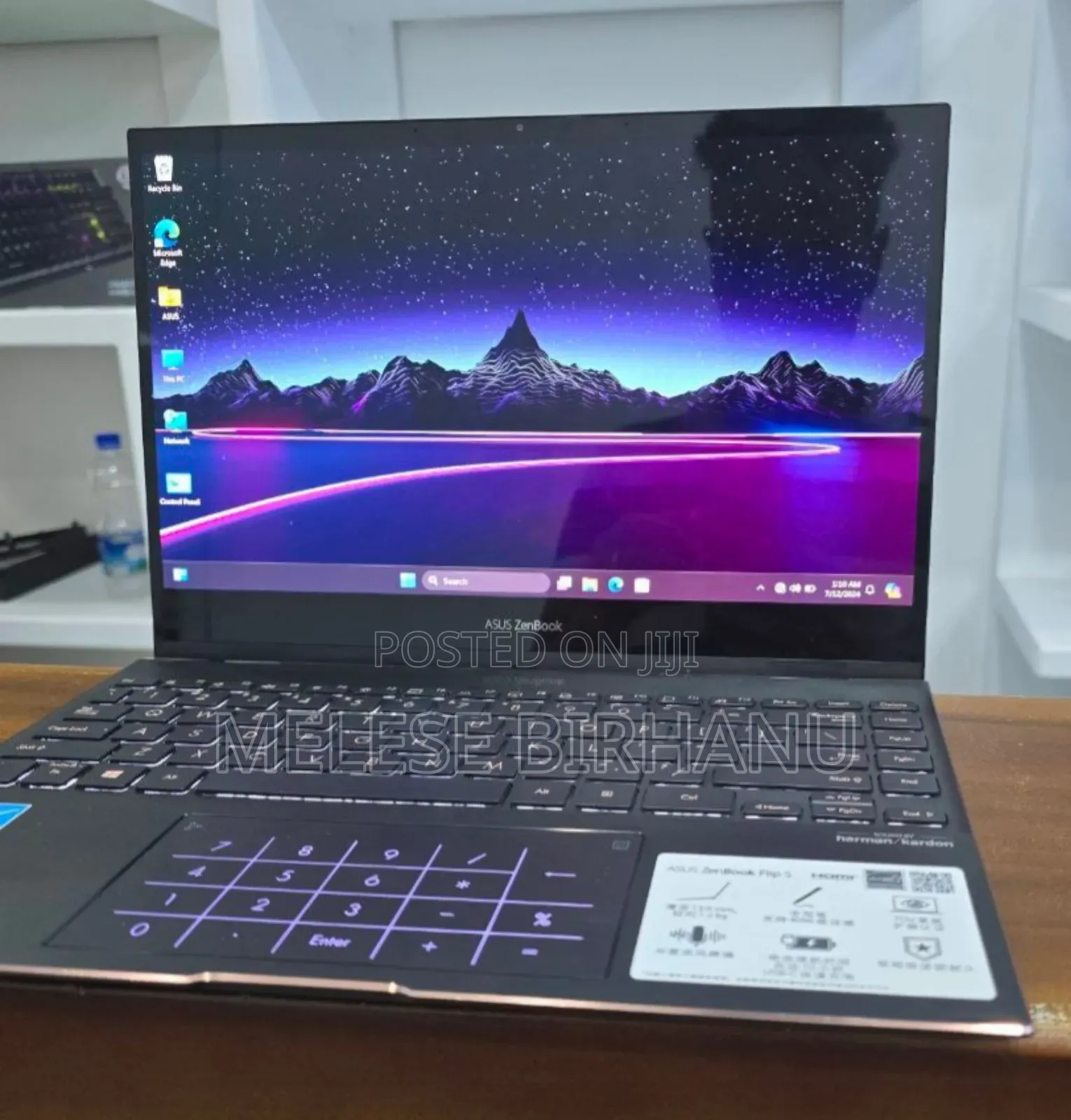 New Laptop Asus ZenBook Flip 14 UX461UA 16GB Intel Core I7 SSD 1T