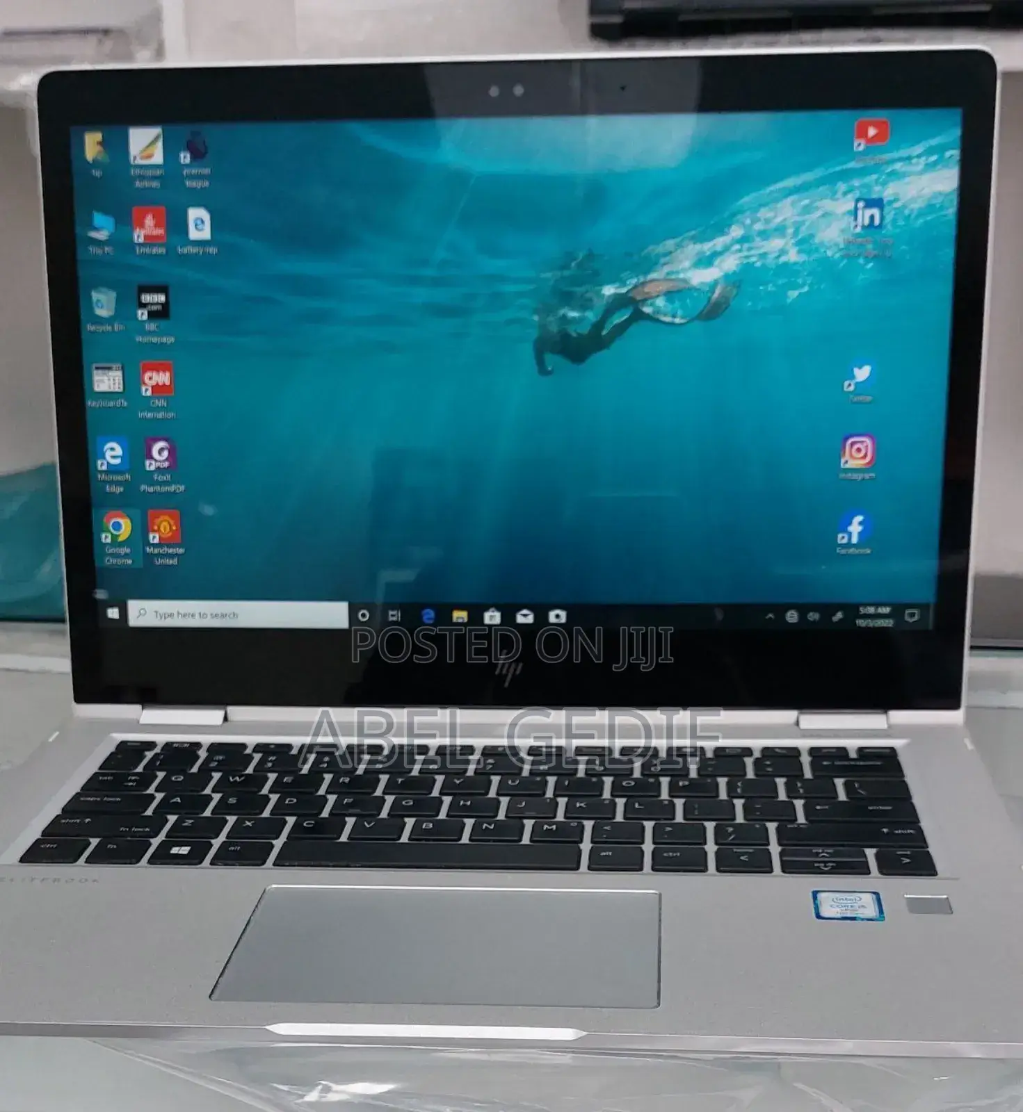 New Laptop HP EliteBook X360 1030 G3 16GB Intel Core I5 SSD 512GB