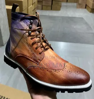 Photo - Men's Classical Leather Boots Shoe Master Quality