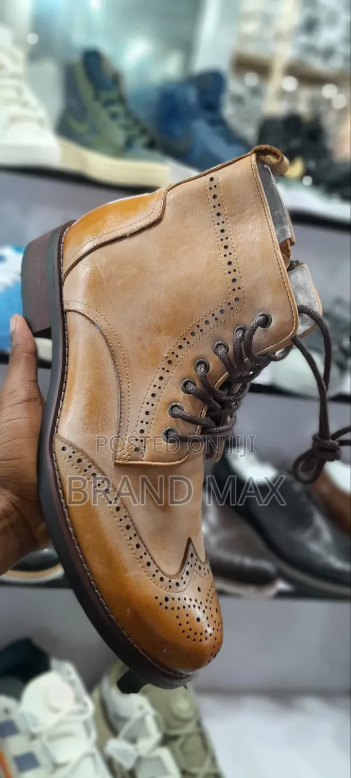 Men's Classical Leather Boots Shoe Master Quality