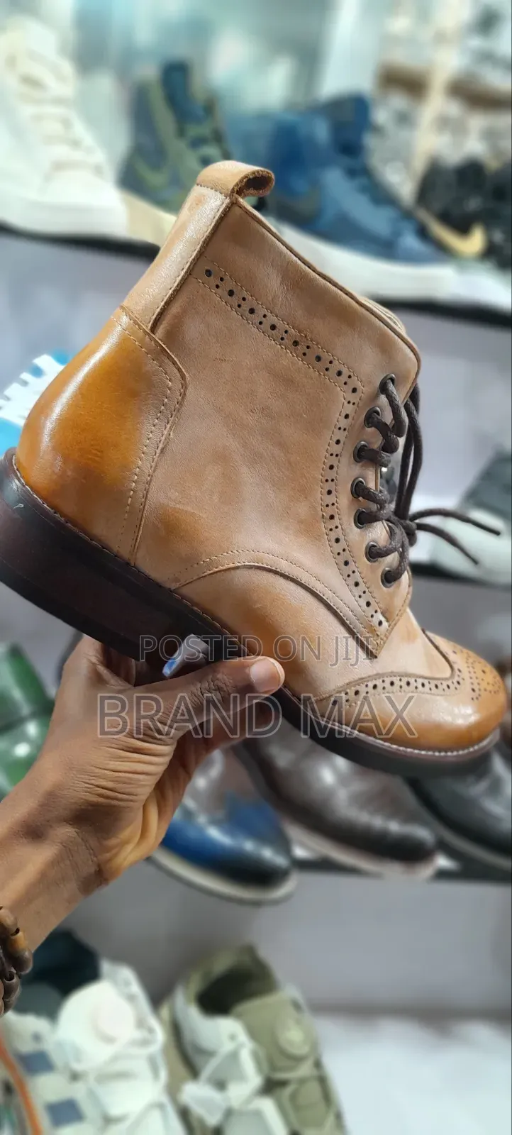 Men's Classical Leather Boots Shoe Master Quality