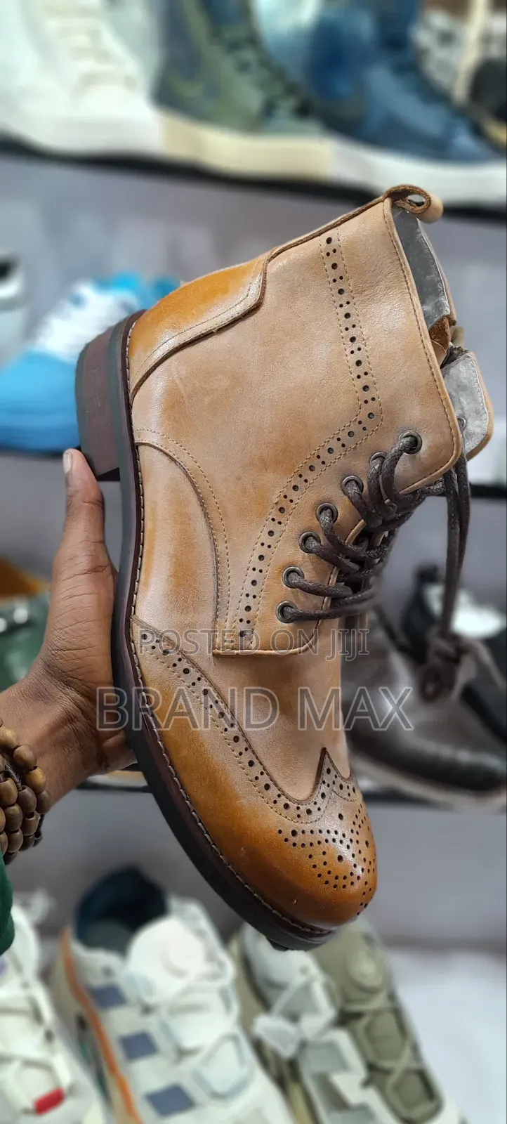 Men's Classical Leather Boots Shoe Master Quality