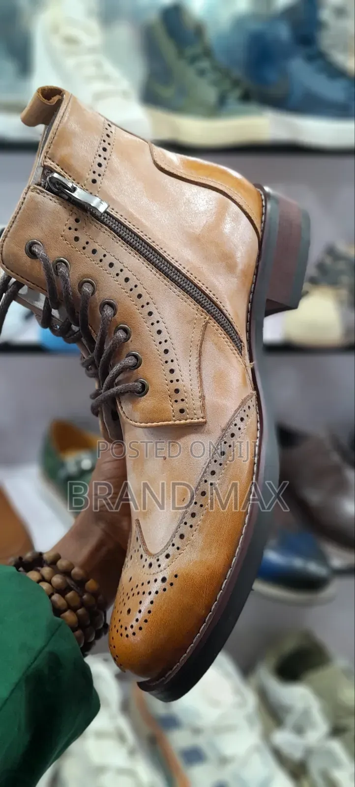 Men's Classical Leather Boots Shoe Master Quality