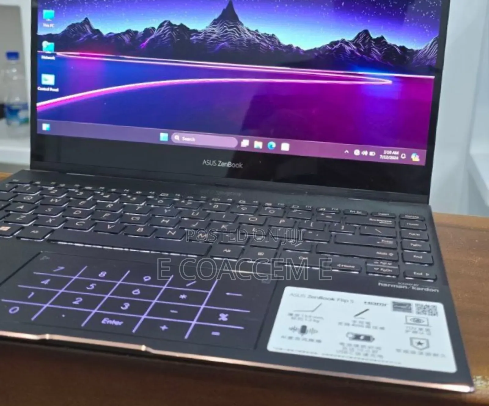 New Laptop Asus ZenBook Flip S UX370UA 16GB Intel Core I7 SSD 1T